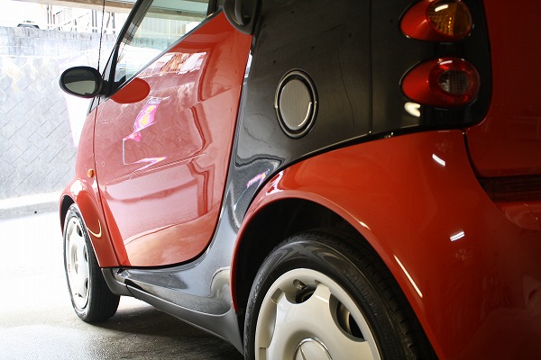 ジュークにガラスコーティング(スタンダード)＆フロントガラス超撥水