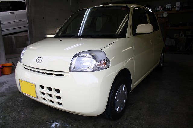 エッセにガラスコーティング(スタンダード)＆水垢除去