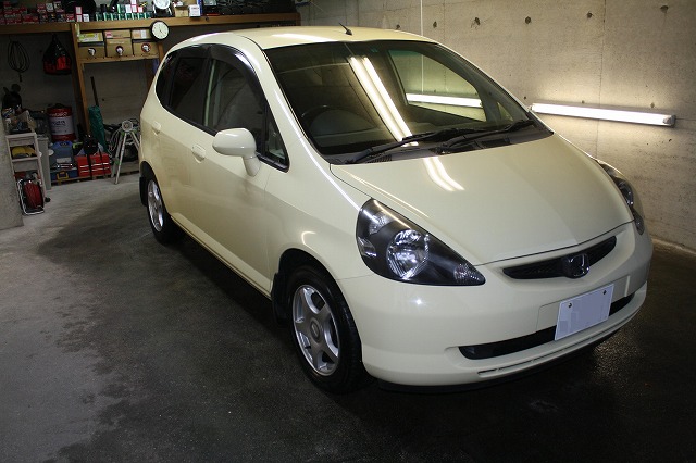 ロードスターにガラスコーティング(プレミアム)