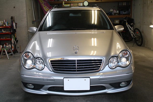 ＡＭＧ　Ｃ３２ワゴンにガラスコーティング(プレミアム)