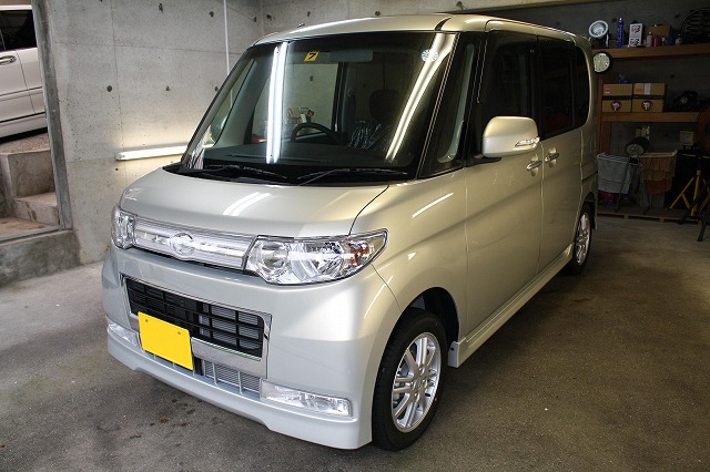 タントにガラスコーティング(プレミアム)