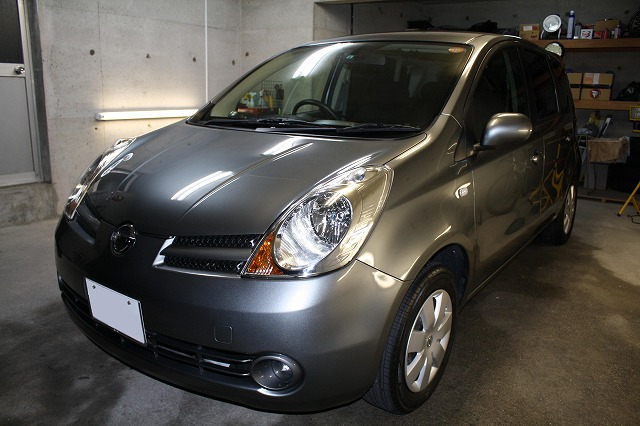 ティーダにガラスコーティング(プレミアム)