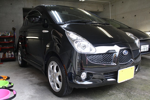 カローラフィールダ―にガラスコーティング(プレミアム)＆ガラス全面撥水