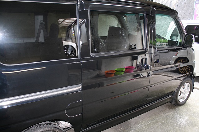 BMW７シリーズにガラスコーティング(プレミアム)