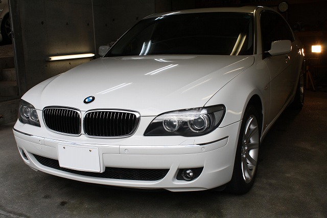 BMW７シリーズにガラスコーティング(プレミアム)
