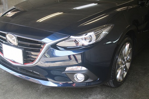 カローラにガラスコーティング(スタンダード)＆鉄粉除去