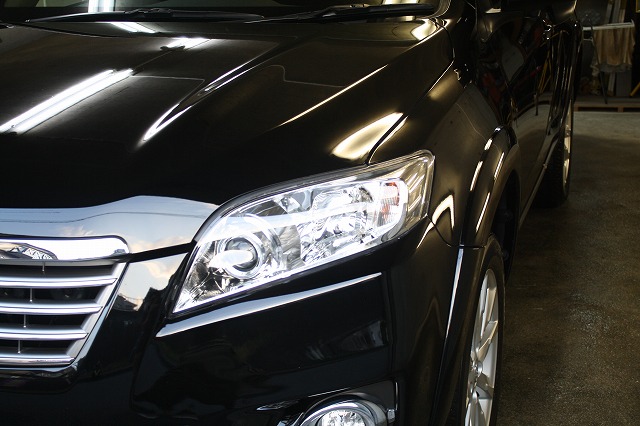 ステップワゴンにガラスコーティング(スタンダード)＆水垢除去