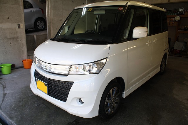 パレットＳＷにガラスコーティング