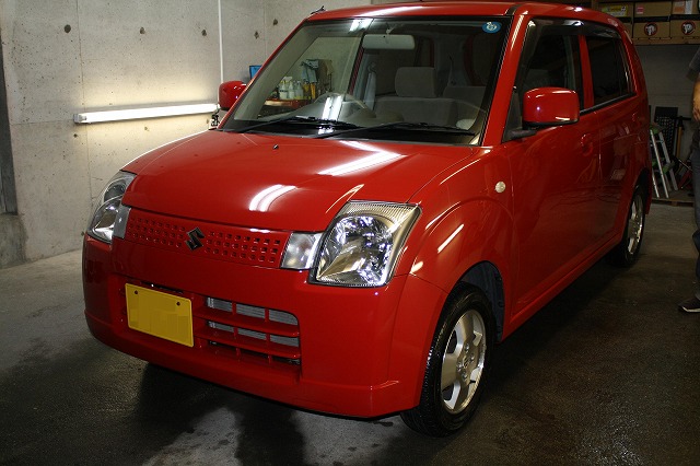 アルトにガラスコーティング(プレミアム)