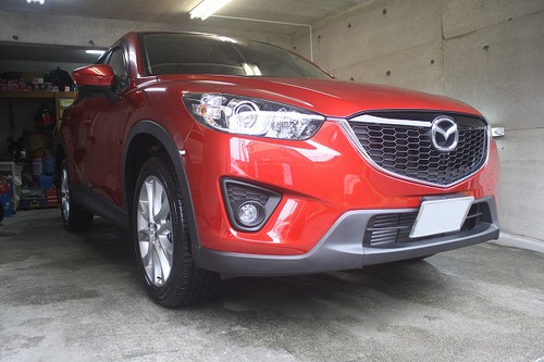 ベンツＡクラスにガラスコーティング(プレミアム)