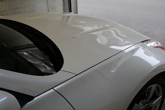 カローラランクスにガラスコーティング(スタンダード)＆水垢除去