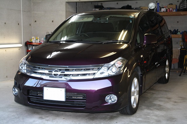 ティーダにガラスコーティング(スタンダード)＆ガラス撥水