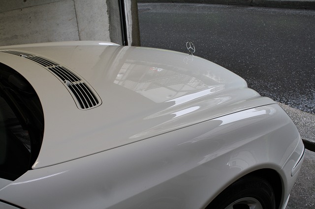 ベンツEクラスにガラスコーティング(プレミアム)