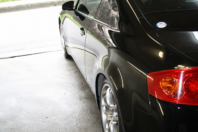 アルファードにガラスコーティング(プレミアム)