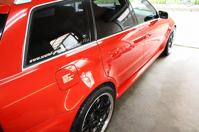 サンバーにガラスコーティング(プレミアム)