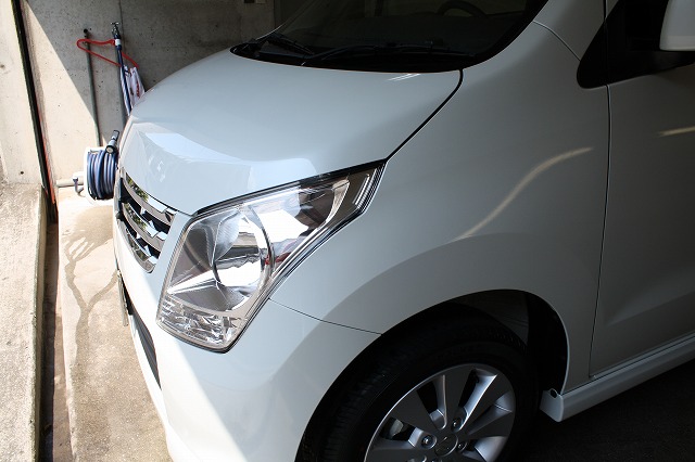 ワゴンＲにガラスコーティング(スタンダード)＆ホイールコーティング