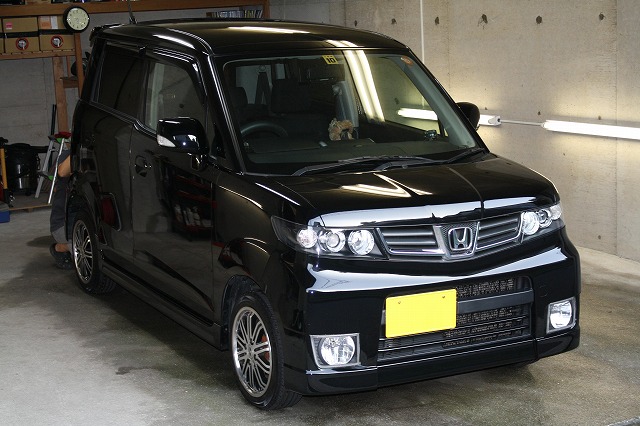 ゼストスパークにガラスコーティング(プレミアム)