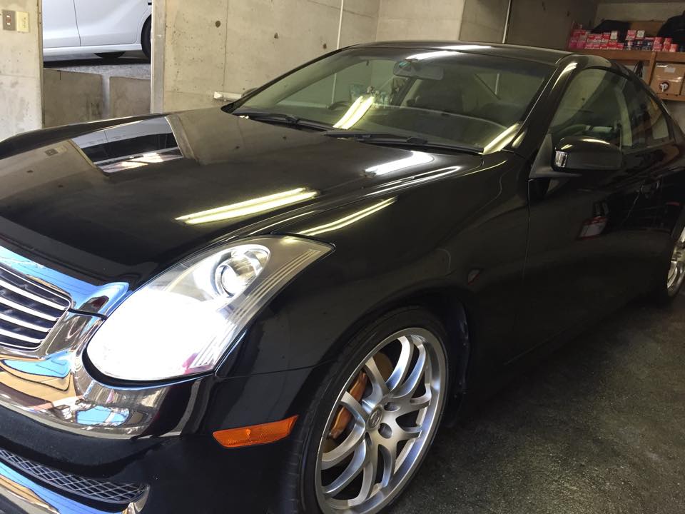 ワゴンRにガラスコーティング(スタンダード)