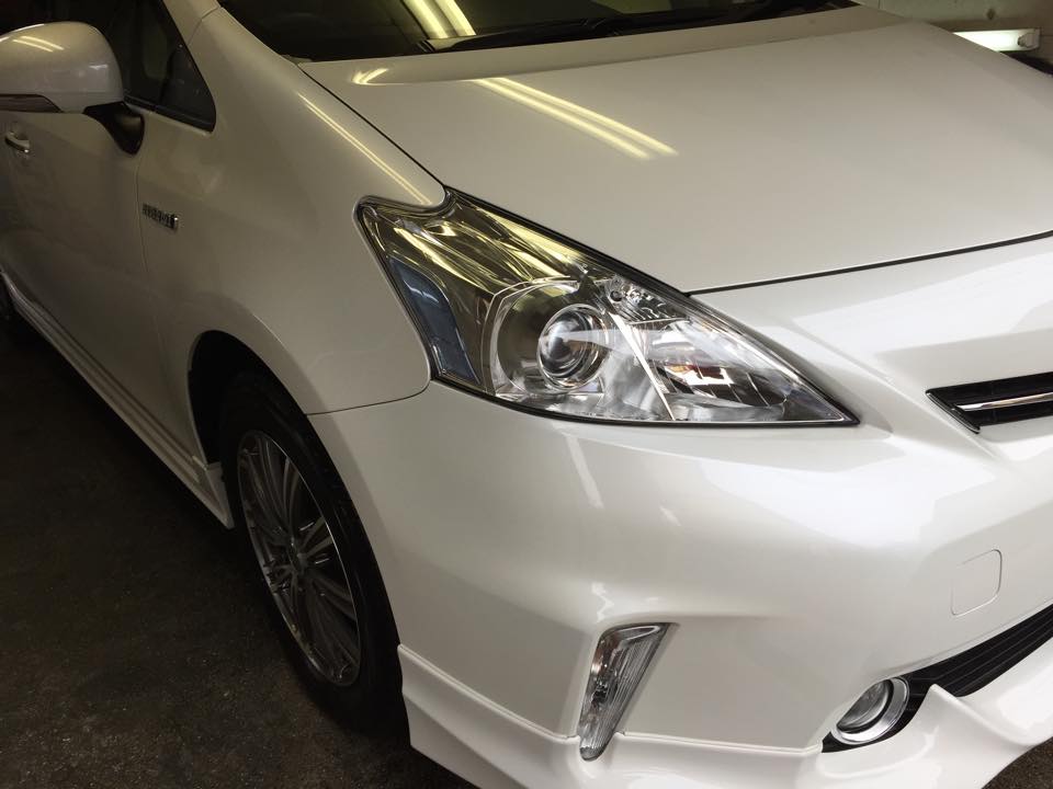 EKワゴンにガラスコーティング(スタンダード)