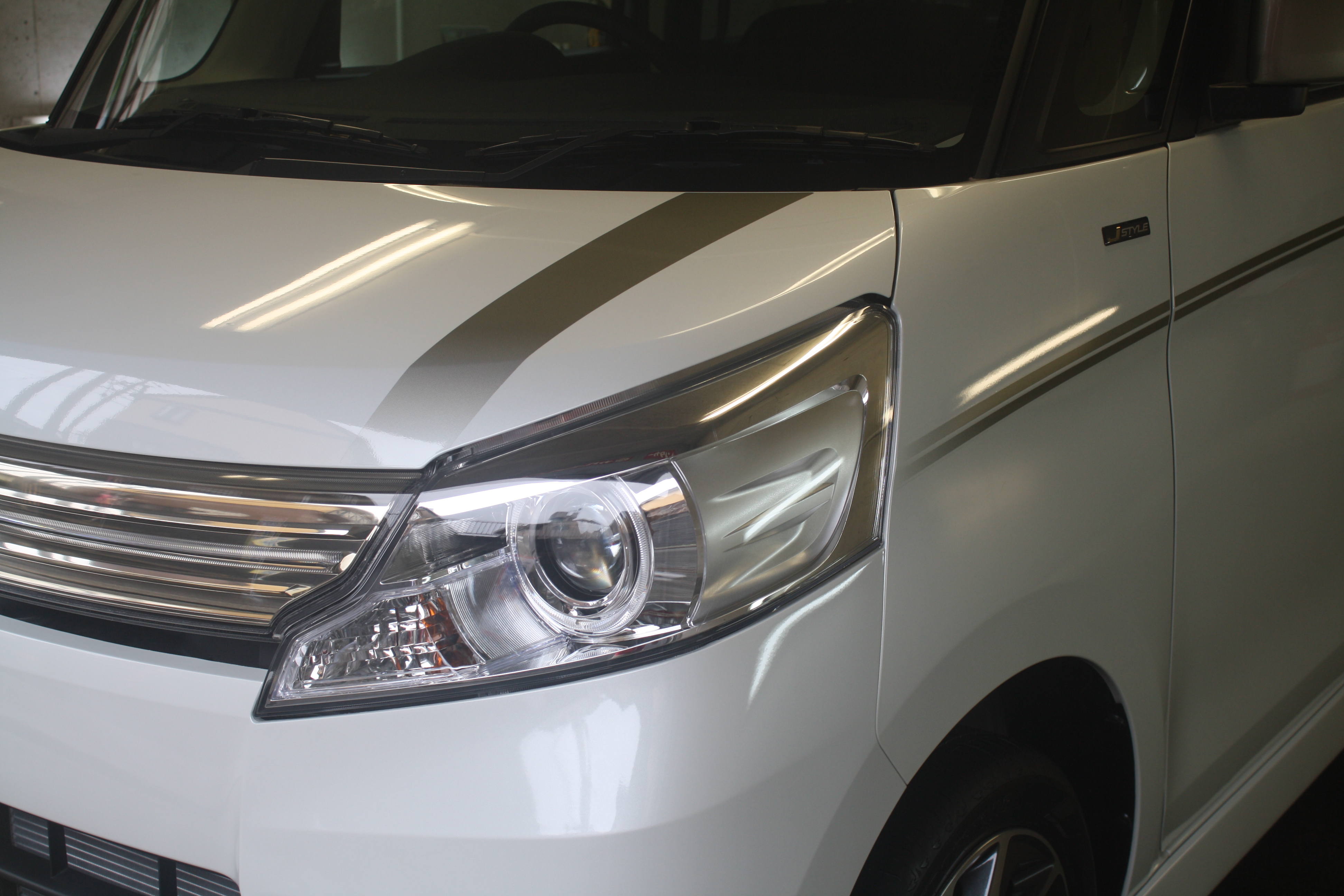 スペーシアカスタムにガラスコーティングプレミアム