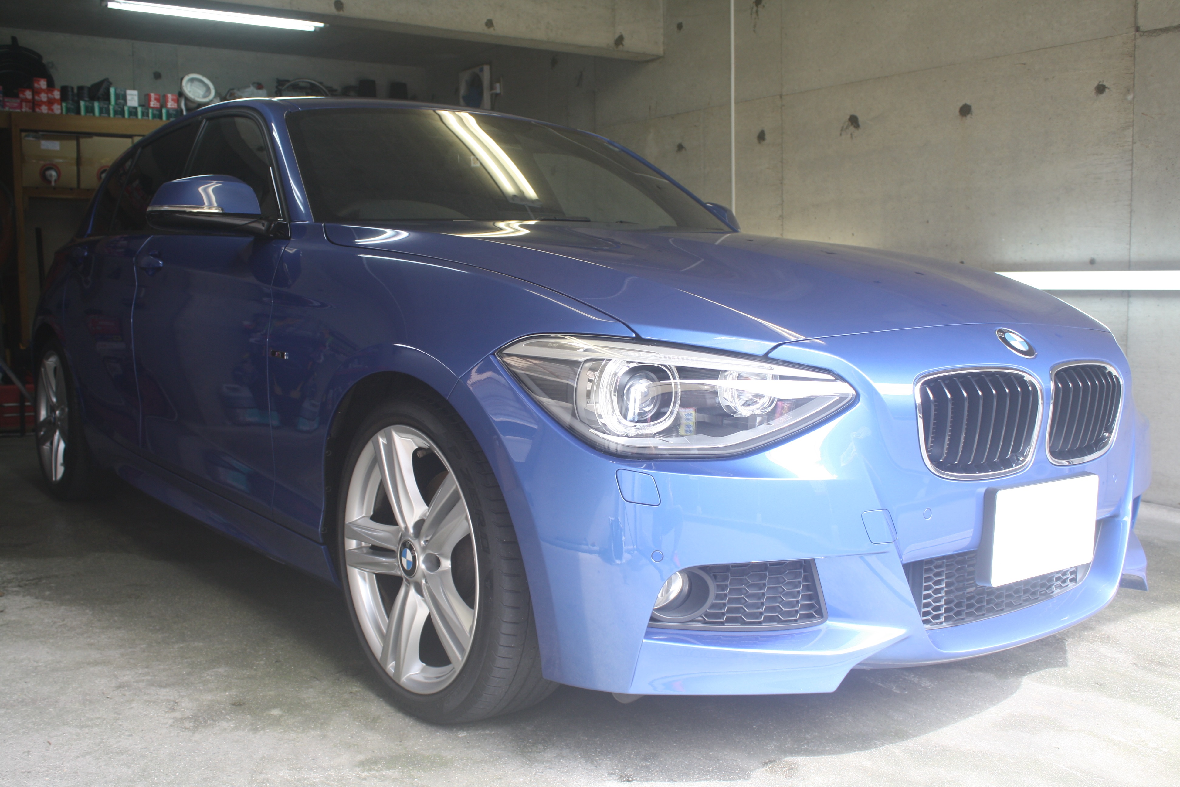 BMWにガラスコーティング　プレミアム